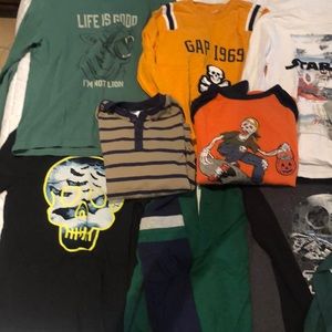 Boys 10/12 lot of long sleeve t shirts